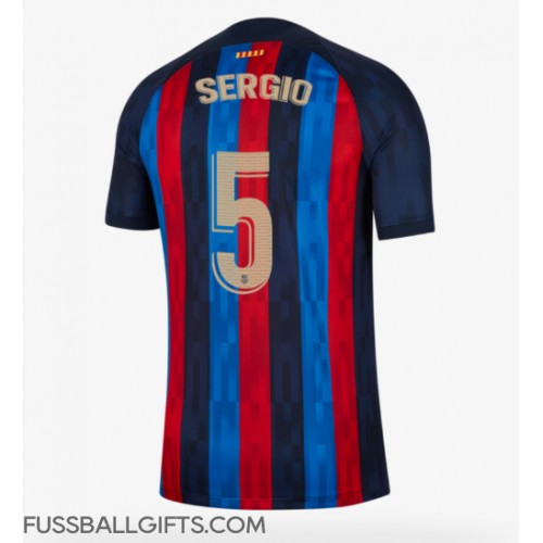 Barcelona Sergio Busquets #5 Fußballbekleidung Heimtrikot 2022-23 Kurzarm